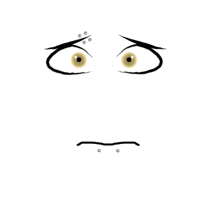Scared sand colored eyes W/ Piercings