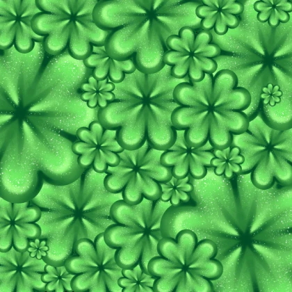 Glimmering Clover Field