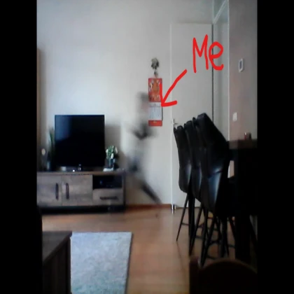 Me Running Pass The Camera 2