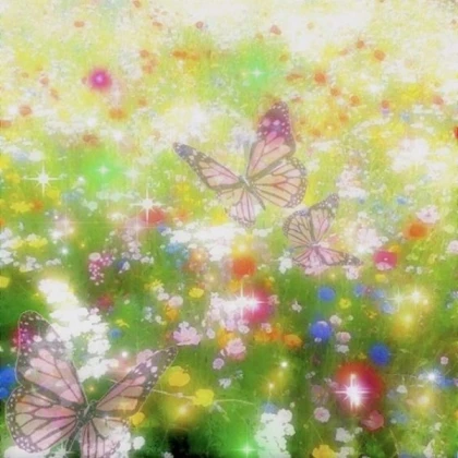cottage core / ethereal butterflies