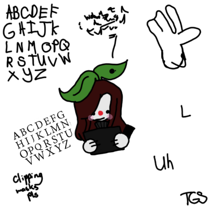 trying out my graphic tablet is chaos