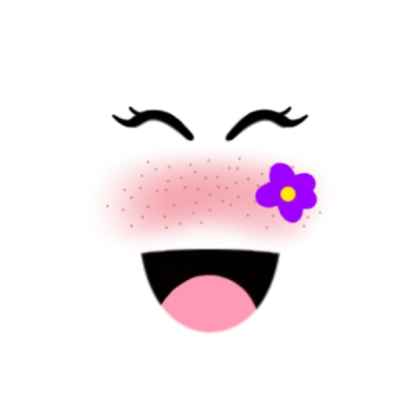 face purple flower // iispxrkles