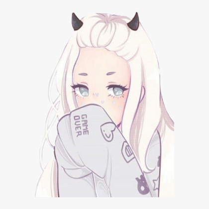 •cute anime gamer girl•