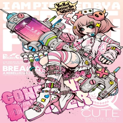 Pastel goth anime (limited)