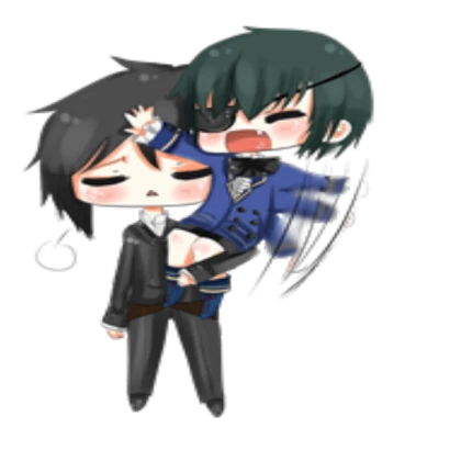 Sebastian and Ciel