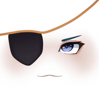 Kaeya Face (with eyepatch) || Genshin Impact