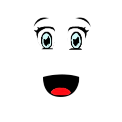 Blue eyes surprise face