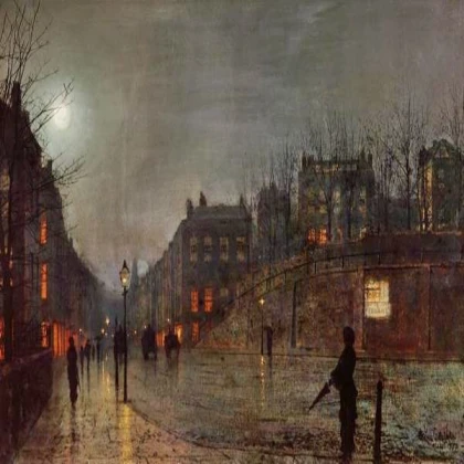 Victorian London Painting