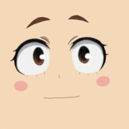 Uraraka's Face (With skin color)
