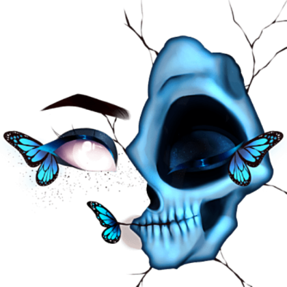 Butterfly graveyard (blue) -min