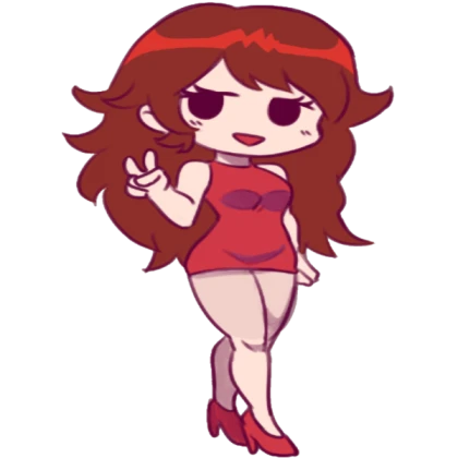 FNF Girl Fr xx nd Peace Sign