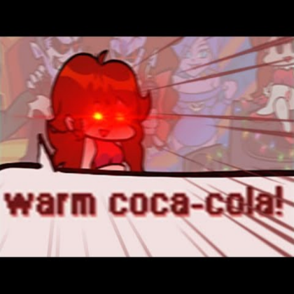 warm coca cola