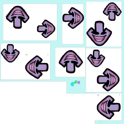 FNF Hologram Screens Sus Arrow Retexture