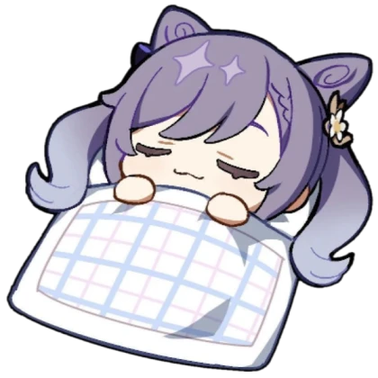 Sleeping Keqing | Genshin impact