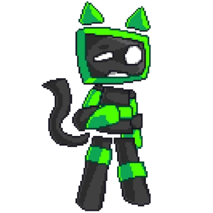 Glitch With Cat Ears