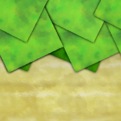 Rock Terrain Texture With Grass