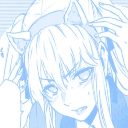 Pastel Blue Anime Pfp .•°♡♥️