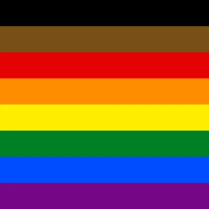 Philadelphia LGBT Rainbow Flag (people of color)