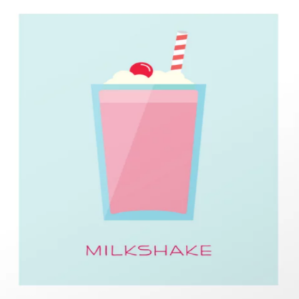 strawberry milkshake