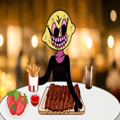 LEMON DEMON IS EATING