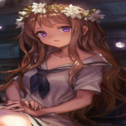 Anime girl brown hair 1