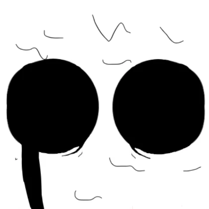 sans eyes but melting