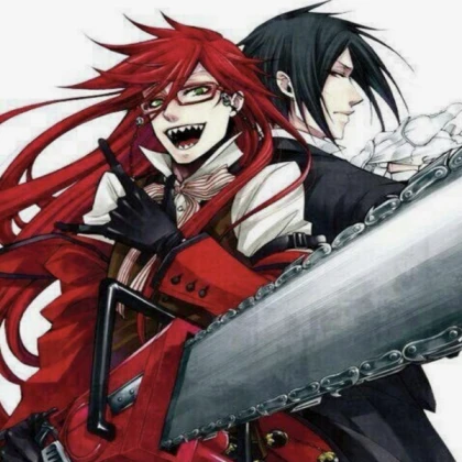 Black Butler Grell and Sebastian