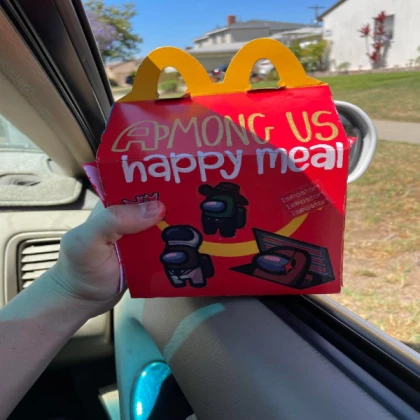 among us happy meal lol