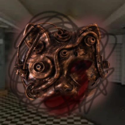 weird weirdcore mask thing