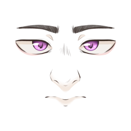 Purple eyes