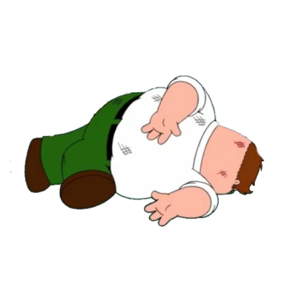 Peter Griffin Death Pose