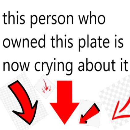 person below is crying about it