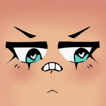 Skin Color Face w/ Blue Eyes || 2