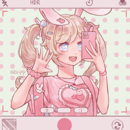 Kawaii Pink Anime pfp