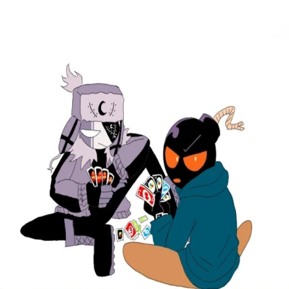 whitty and ruv playing uno