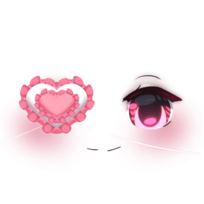 Pink eye patch | face