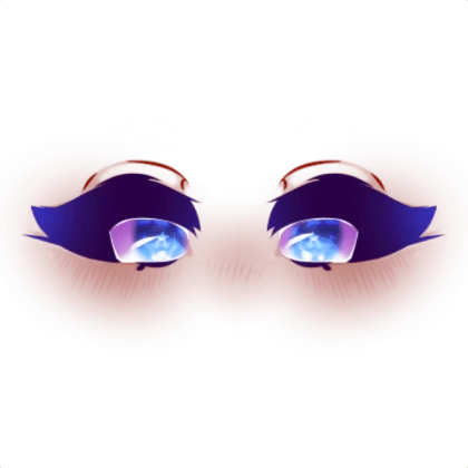 kinda large eyes (dark blue)