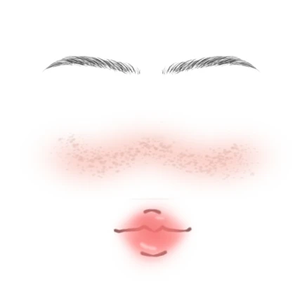 freckles tone with brows