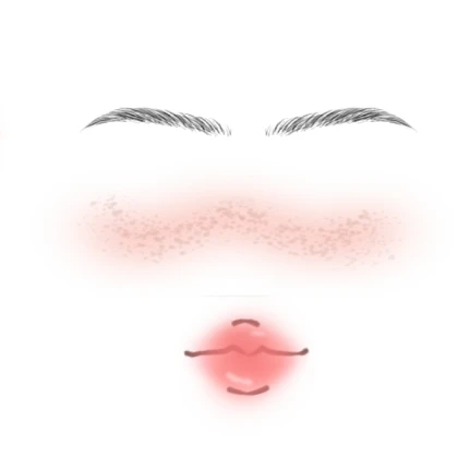 freckles tone with eyebrows