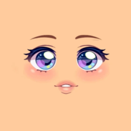 Cute anime face