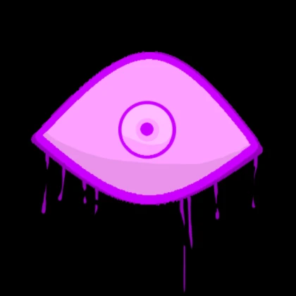 purple eye
