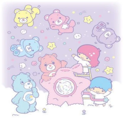little twin stars care bears