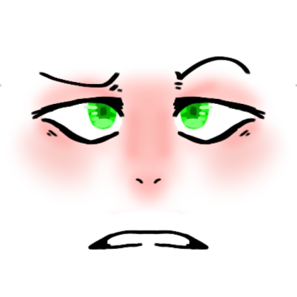 Confused Green Eyes (Light Skin-tone)