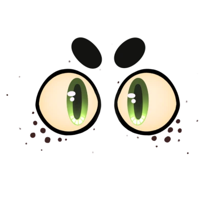Big freckled green eyes