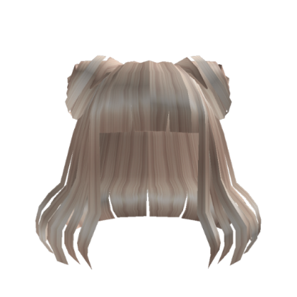 Aesthetic Short Spacebun Hair Blonde