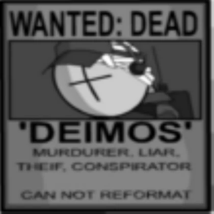 Deimos wanted poster