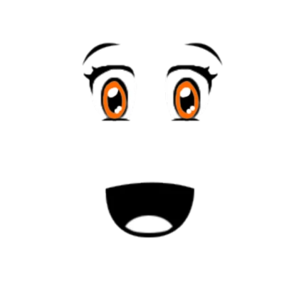 Anime Surprise Face: Orange Eyes