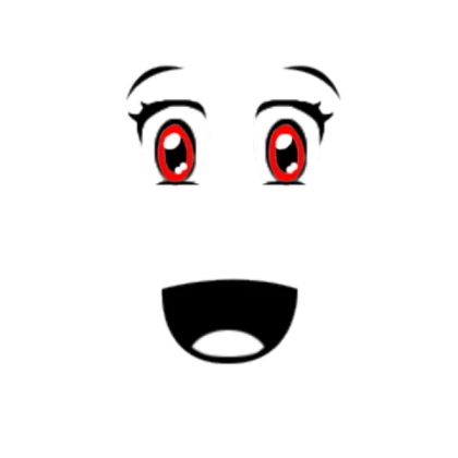 Anime Surprise Face: Red Eyes