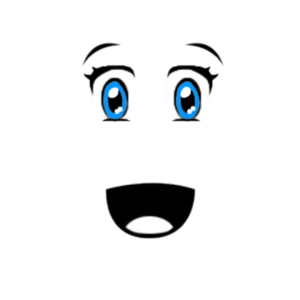 Anime Surprise Face: Blue Eyes
