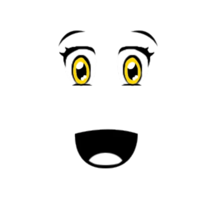Anime Surprise Face: Yellow Eyes